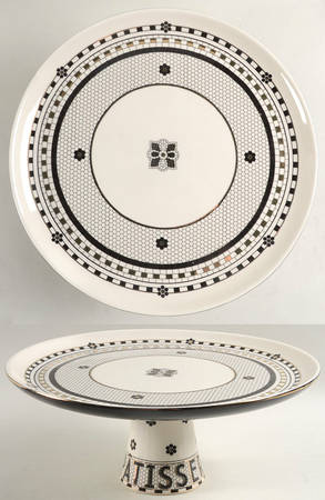 Bistro Tile Footed Cake Plate by Anthropologie | Replacements, Ltd.