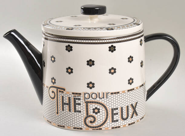 Bistro Tile Teapot & Lid