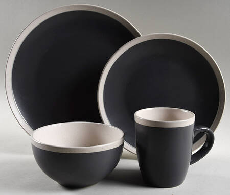 Serenity Dark Gray 4 Piece Place Setting