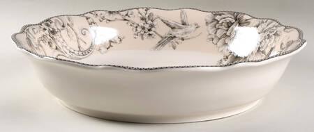 Adelaide Antique White 13" Pasta Serving Bowl