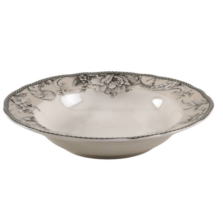 Adelaide Antique White Large Rim Soup Bowl