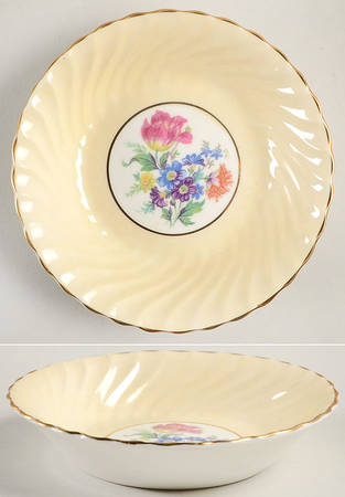 602 Pale Yellow Fruit/Dessert (Sauce) Bowl