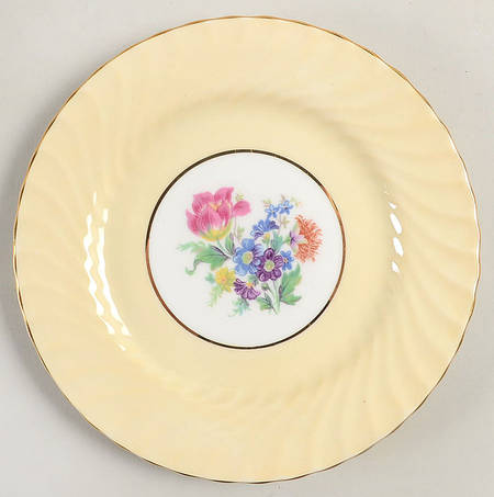 602 Pale Yellow Bread & Butter Plate