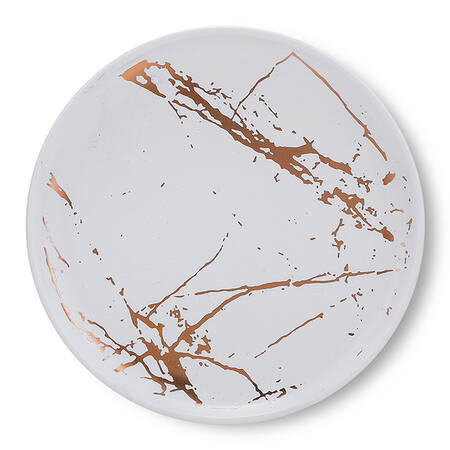 Zora White Salad Plate