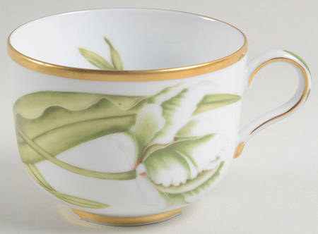 White Tulips Flat Cup