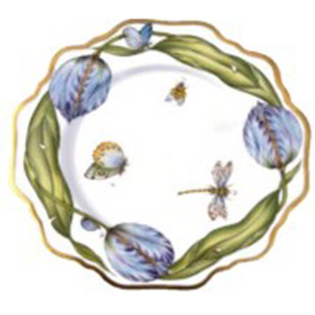Blue Tulip Salad Plate