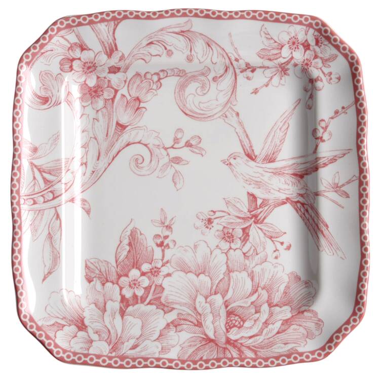 Adelaide Blush Square Appetizer Plate
