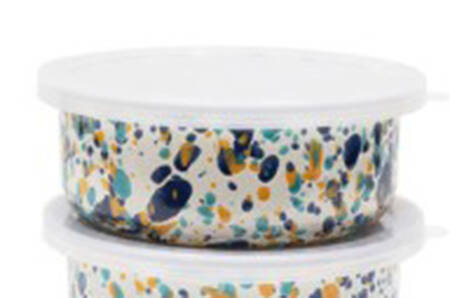 Catalina 5" Storage Bowl & Plastic Lid by Crow Canyon Home