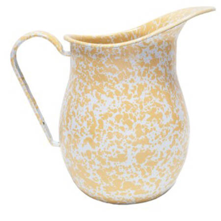 Splatterware Yellow 96 Oz Pitcher