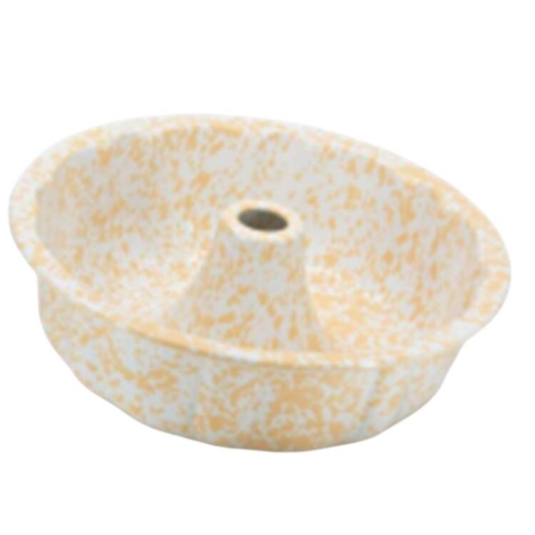 Splatterware Yellow Bundt Pan