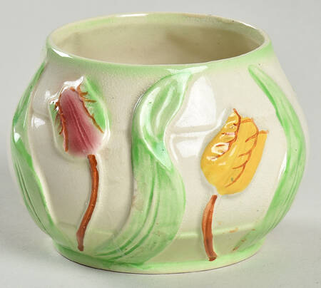 Tulip Open Sugar Bowl by Avon Ware Pottery