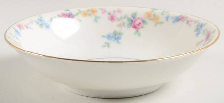 Barbara (Gold Trim) Fruit/Dessert (Sauce) Bowl