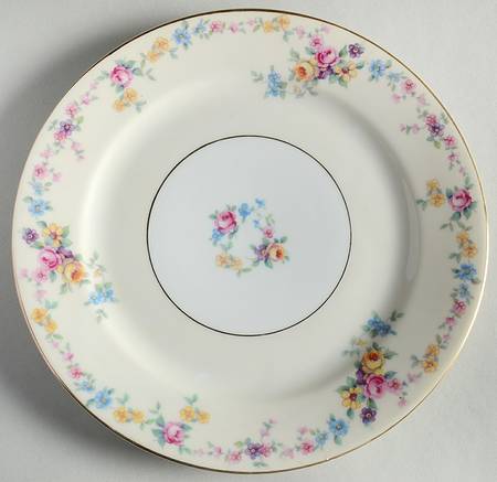 Barbara (Gold Trim) Salad Plate