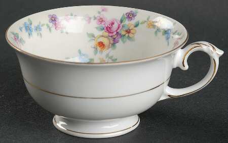 Barbara (Gold Trim) Footed Cup