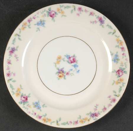 Barbara (Gold Trim) Bread & Butter Plate