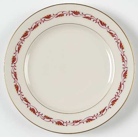 Cynthia Red Bread & Butter Plate by Baronet