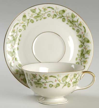 Lausanne Footed Cup & Saucer Set by Baronet
