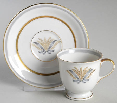 Loraine Footed Demitasse Cup & Saucer Set
