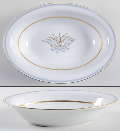 Loraine 9" Oval Vegetable Bowl