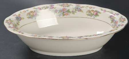 Lorraine 10" Oval Vegetable Bowl by Baronet