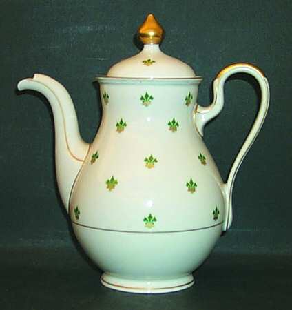 Nanette (Gold Verge) Coffee Pot & Lid