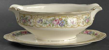 Plaza Gravy Boat with Attached Underplate by Baronet