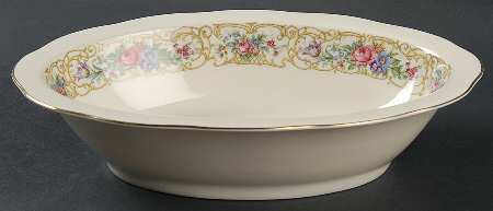 Plaza 10" Oval Vegetable Bowl by Baronet