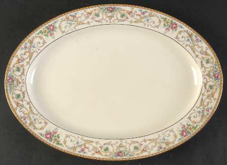 Romance 13" Oval Serving Platter