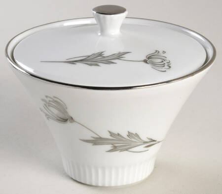 Silver Mums Sugar Bowl & Lid by Baronet