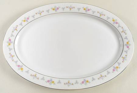 Fairview 14" Oval Serving Platter by Baum Brothers