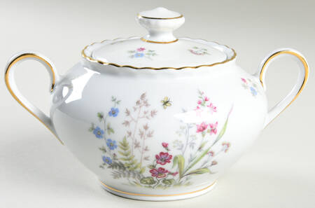 Meadow Sugar Bowl & Lid