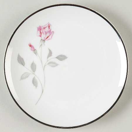 Pink Rose Bread & Butter Plate