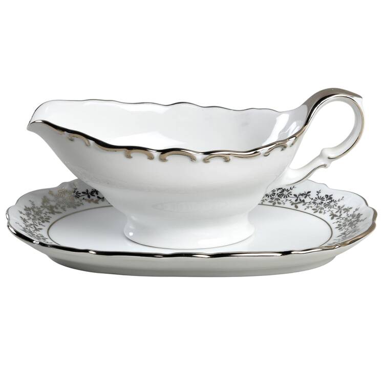 Romance Gravy Boat & Underplate/Relish