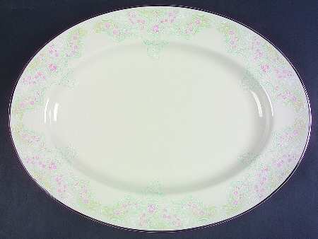 Brocade 15" Oval Serving Platter