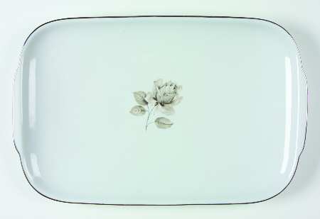 Whispering Rose 15" Rectangular Serving Platter