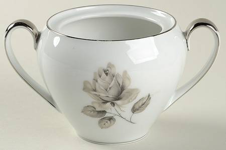 Whispering Rose Sugar Bowl No Lid