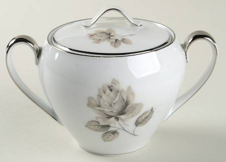 Whispering Rose Sugar Bowl & Lid
