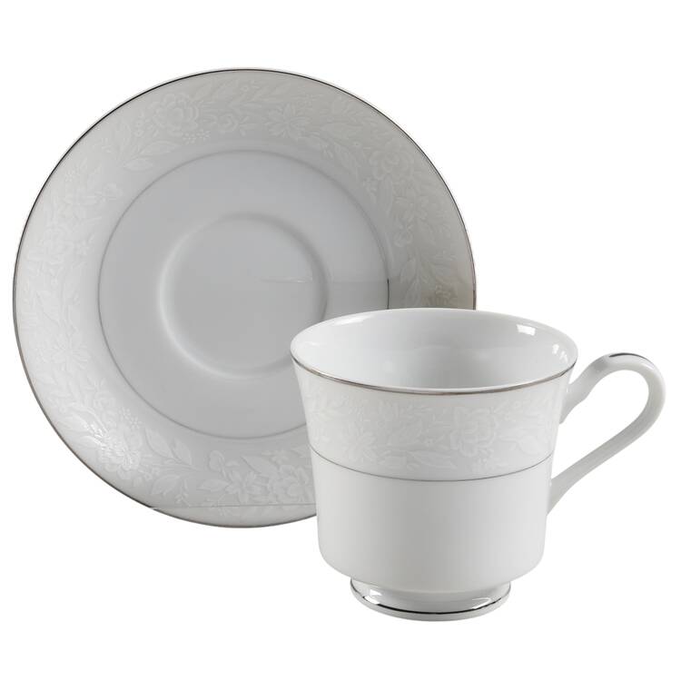 Anita Footed Cup & Saucer Set