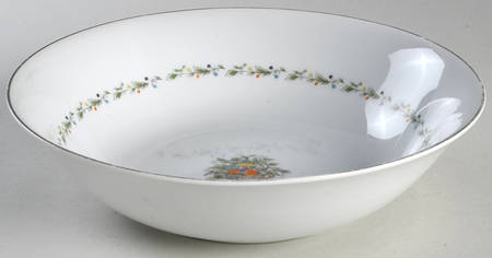 Flower Basket 9" Round Vegetable Bowl