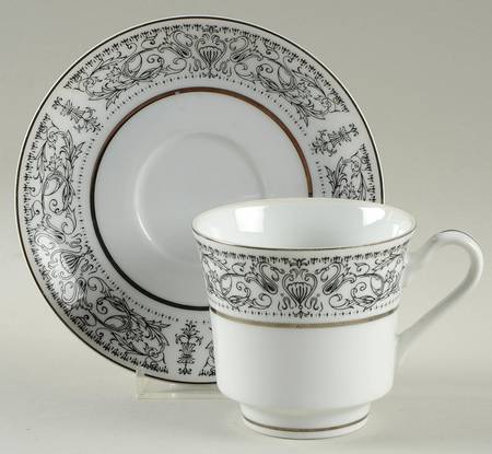 Forum Footed Cup & Saucer Set
