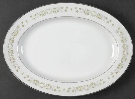 June Bride 12" Oval Serving Platter