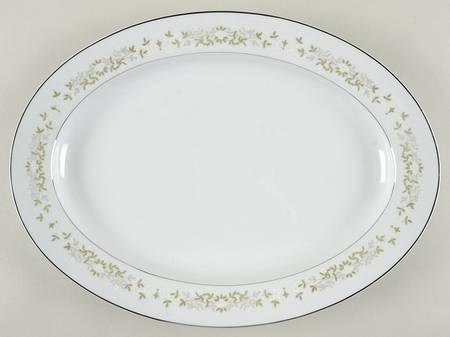 June Bride 16" Oval Serving Platter