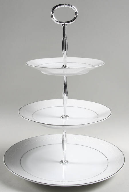Renee 13 7/8"-14 1/4" 3-Tiered Serving Tray(DP,SP,BB) HC