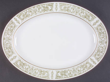 Romance 16" Oval Serving Platter