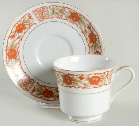 Sentiment Footed Cup & Saucer Set