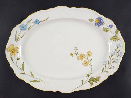 Wild Flower 14" Oval Serving Platter