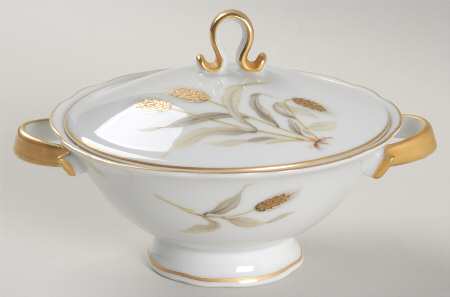Goldenwheat Sugar Bowl & Lid by Bellaire