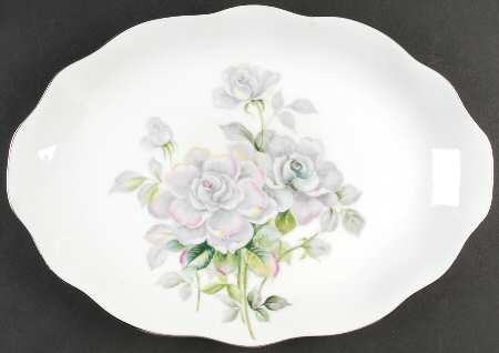 Juliana (Scalloped) 14" Oval Serving Platter