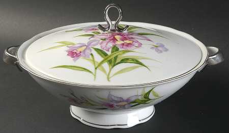 Orchid Round Covered Vegetable