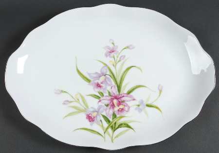 Orchid 16" Oval Serving Platter